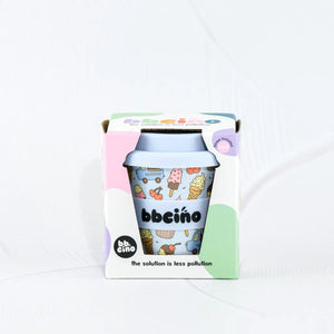 Scoops in Blue Babycino Cup - 120ml (Straw Included) - BBCINO