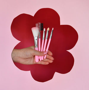 No Nasties Kids Mini Makeup Brush Set - No Nasties