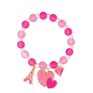 Pretty in Pink Bead Bracelets - Girl Nation