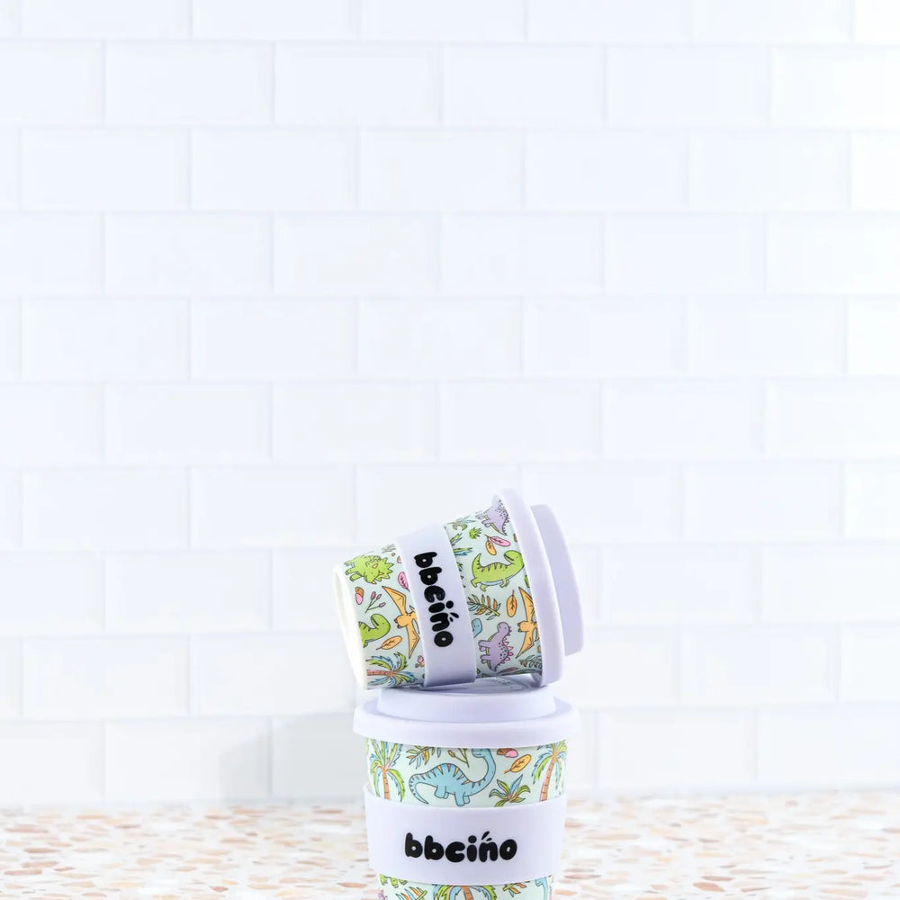 Sip-A-Saurus Babycino Cup - 120ml (Straw Included) BBCINO