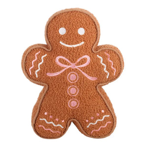 Gingerbread Sugarplum Boucle Cushion - Wonder Imports