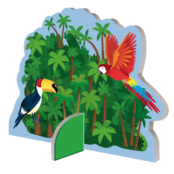 Travel, Learn and Explore - Book and 3D Puzzle Set - The Wonders of Nature, 205 pcs - Sassi