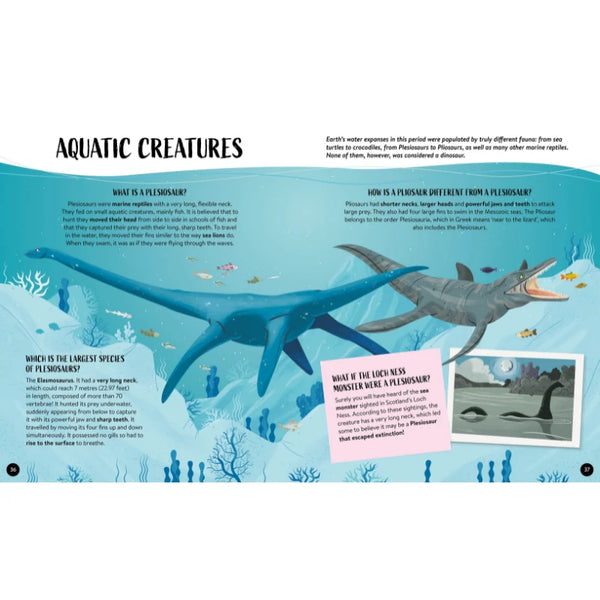 What How and Why Dinosaurs Book and Poster - Sassi