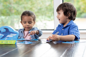 Mini Puzzle 12 pc - Shark City - Tiger Tribe