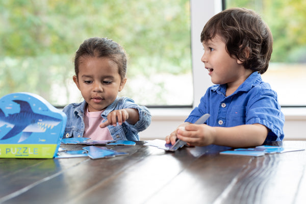 Mini Puzzle 12 pc - Shark City - Tiger Tribe