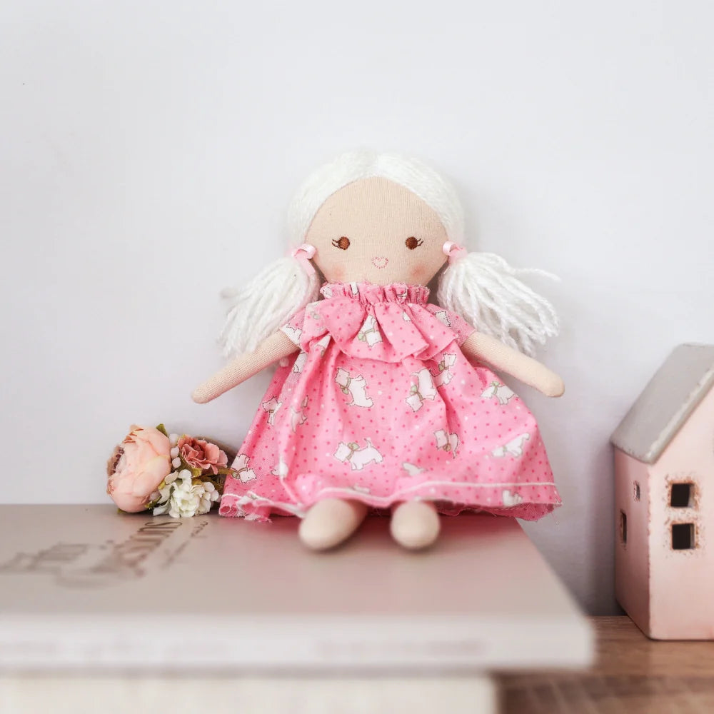 Mini Matilda with Pink Puppies Dress - Alimrose