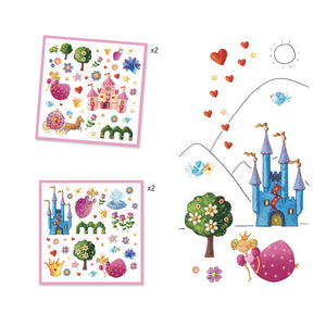 Princess Marguerite 160 Stickers - Djeco