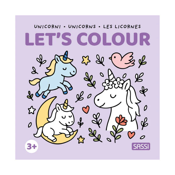 Colouring Book Square - Unicorns - Sassi