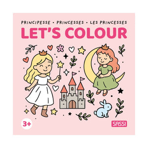 Colouring Book Square - Princesses - Sassi
