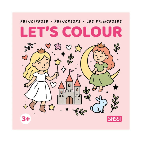 Colouring Book Square - Princesses - Sassi