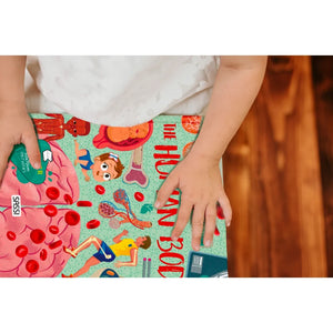 What How and Why The Human Body Book and Poster - Sassi