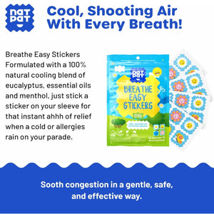 Breathe Easy Sticker: Natural Congestion Relief Patch - The Natural Patch Co