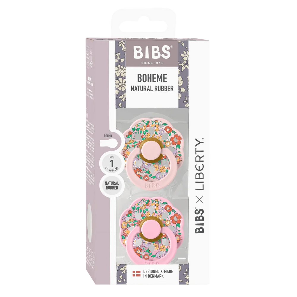 BIBS X LIBERTY Colour Dummies - Oscar Meadow/Blossom Mix - BIBS Denmark