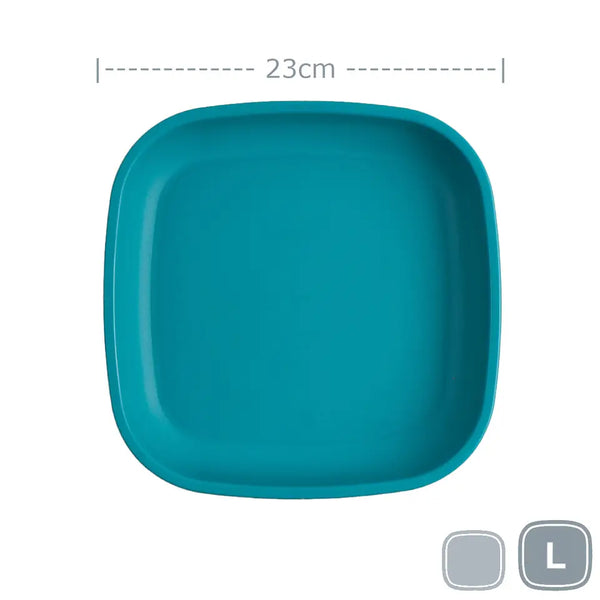 Large Flat Plate - Teal - RePlay