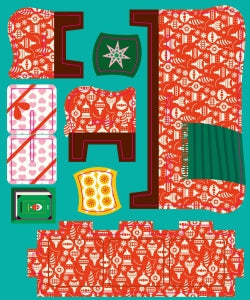 Decorate Your Doll’s House: Christmas Playset