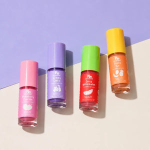 Cute Fruit Natural Kids Lip Gloss Gift Set - No Nasties