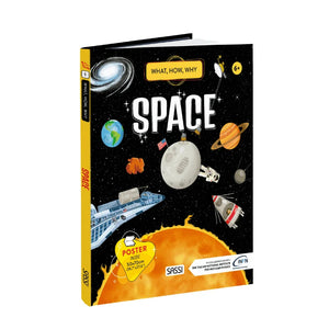 What How and Why Space Book and Poster - Sassi