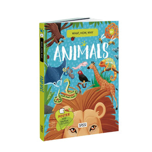 What How and Why Animals Book and Poster - Sassi