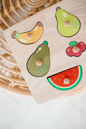 Fruit Knob Puzzle - Q Toys