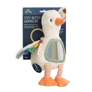 Sensory Tummy Time Mirror - Goose - Itzy Ritzy