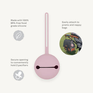 Pacifier / Dummy Case - Lavender - Living Textiles