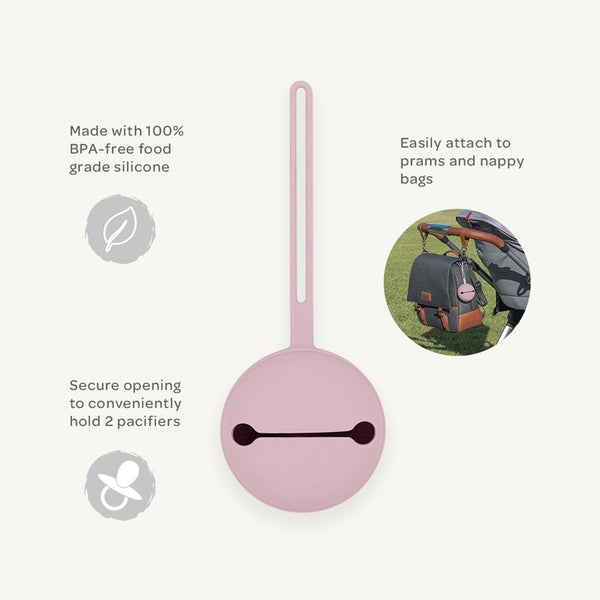 Pacifier / Dummy Case - Lavender - Living Textiles