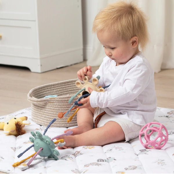 Pull String Interactive Toy - Dusty - Living Textiles
