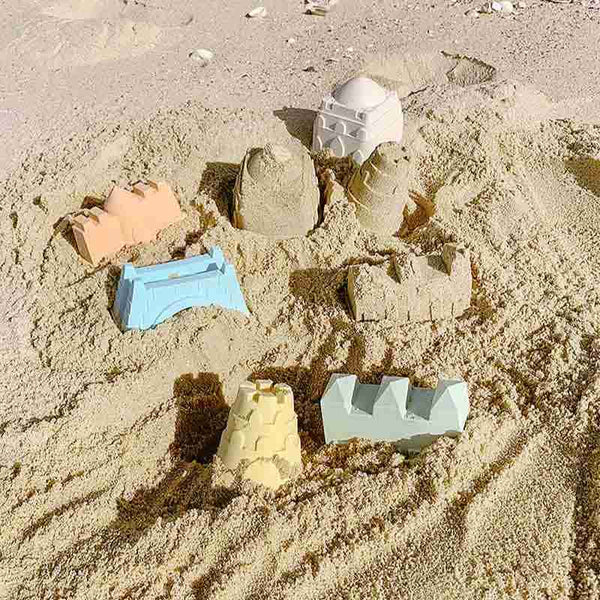 Silicone Sand Castle Moulds - Multi	 - Living Textiles