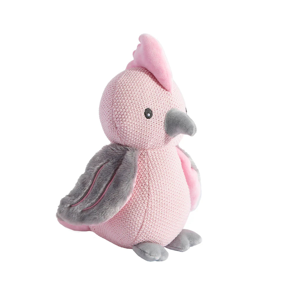 Knitted Toy - Gary the Galah - Living Textiles