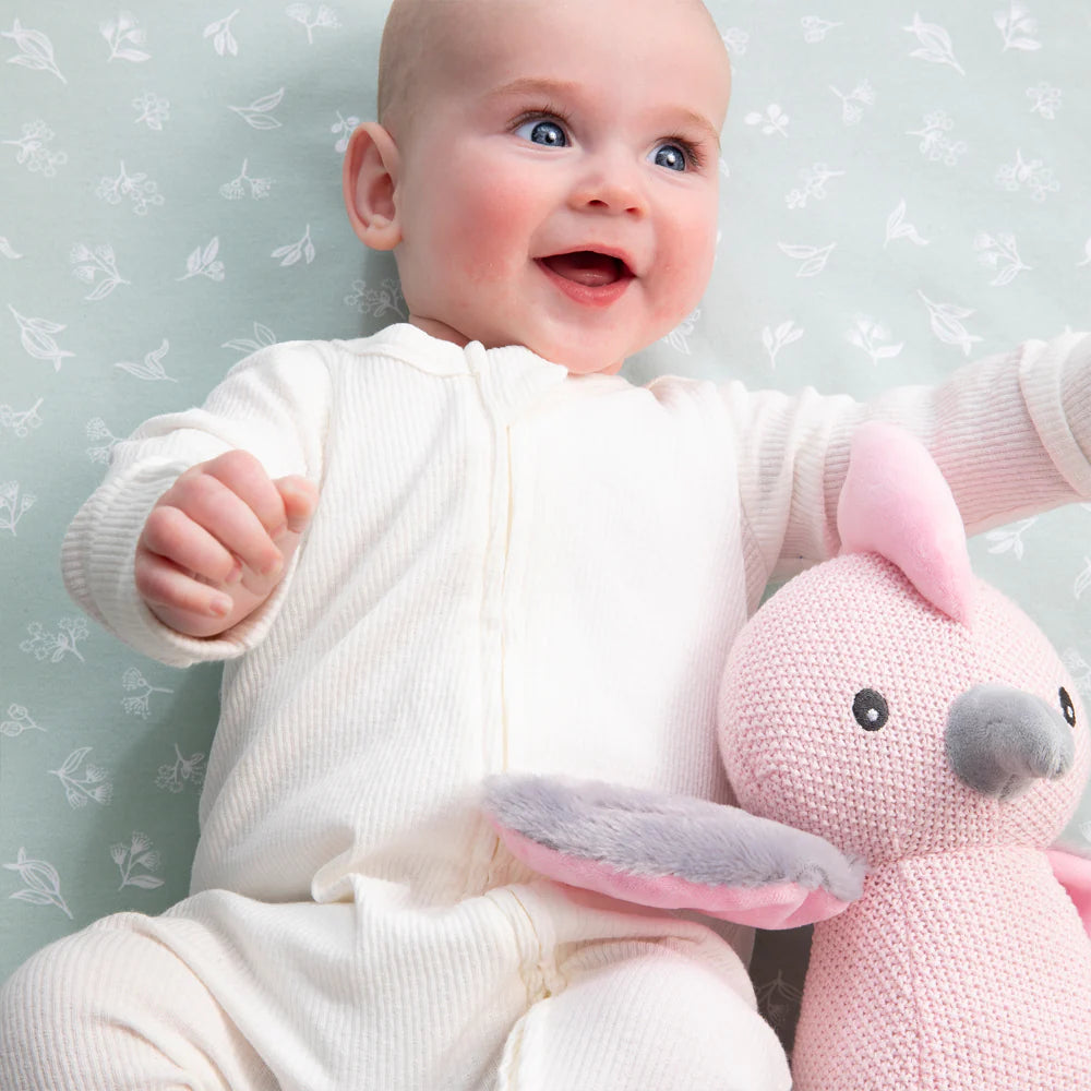 Knitted Toy - Gary the Galah - Living Textiles