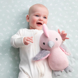 Knitted Toy - Gary the Galah - Living Textiles