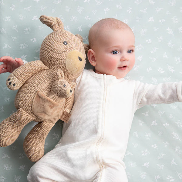 Knitted Toy - Kylie the Kangaroo - Living Textiles
