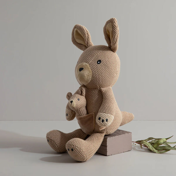 Knitted Toy - Kylie the Kangaroo - Living Textiles