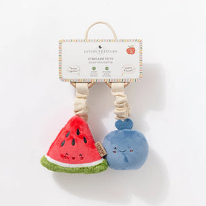 Mini Market Brunch Stroller Toys - Watermelon & Blueberry - Living Textiles