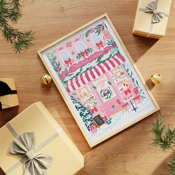 Christmas Gingerbread Bakery A4 Print - Simply Katy