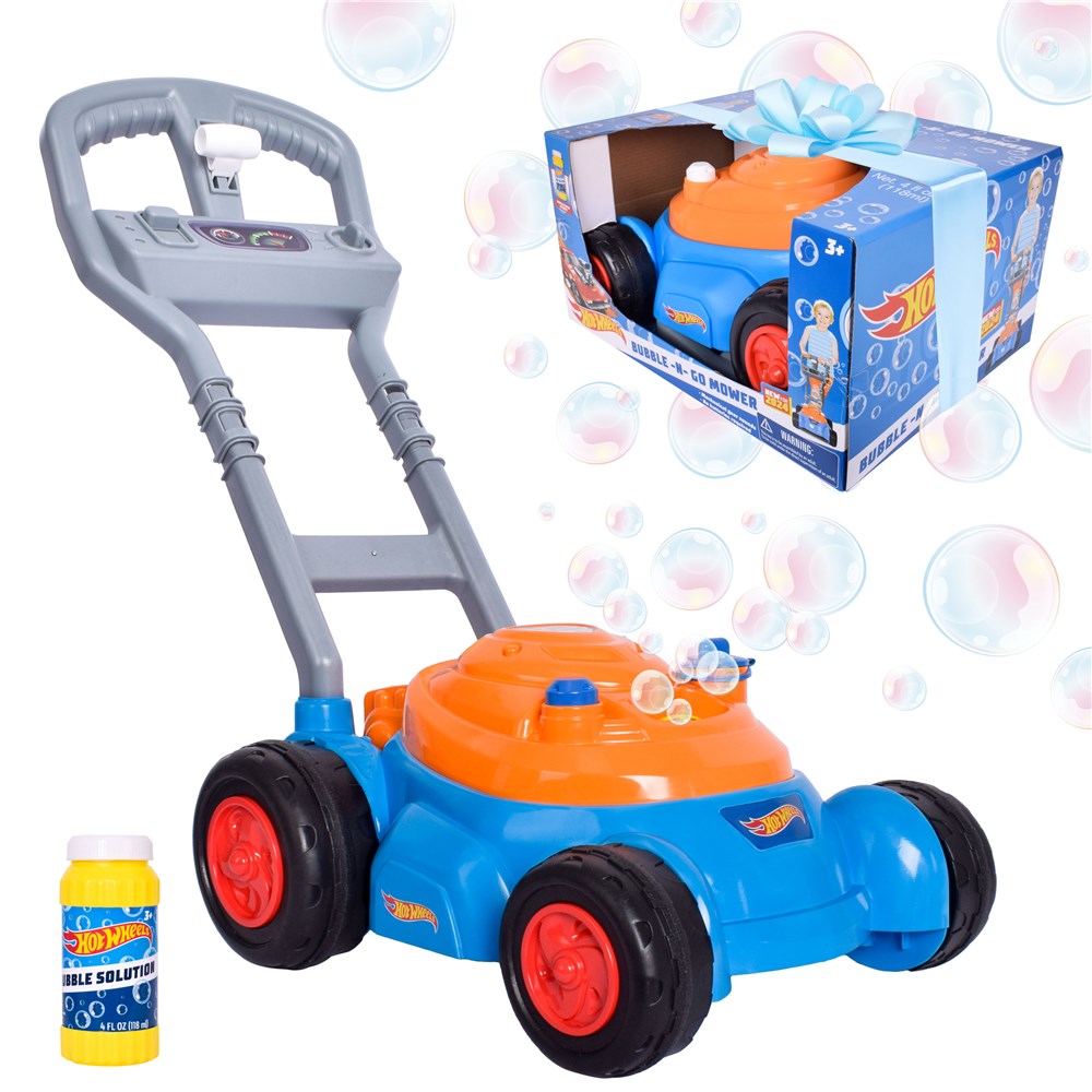 Hot Wheels Bubble N Go Mower Blue - Tomy