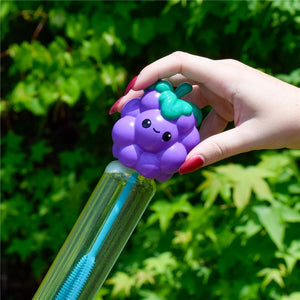 2Pk Scented Jumbo Bubbles Wands - Strawberry/Grape - Tomy