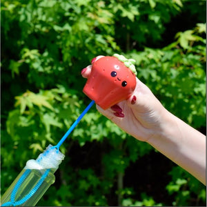 2Pk Scented Jumbo Bubbles Wands - Strawberry/Grape - Tomy