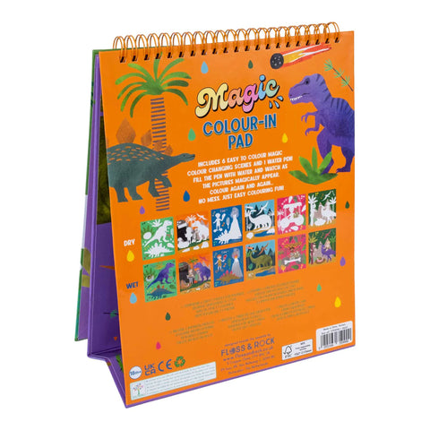 Magic Water Colouring Flipbook - Dinosaur - Floss & Rock