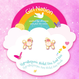 Pretty Poodle | Cutie Stud Earrings - Girl Nation