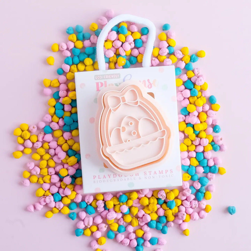 Eco Playdough Stamp | Easter Collection | Easter Basket - Play Sense