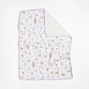 Jersey Sherpa Pram Blanket - Whimsical Wonderland - Living Textiles