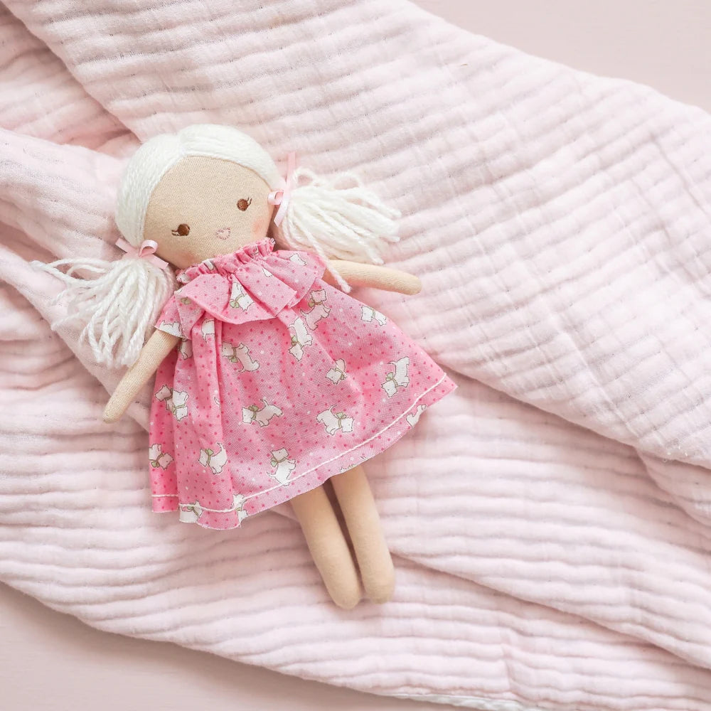 Mini Matilda with Pink Puppies Dress - Alimrose