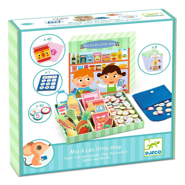 Mia and Leo Little Shop Set - Djeco