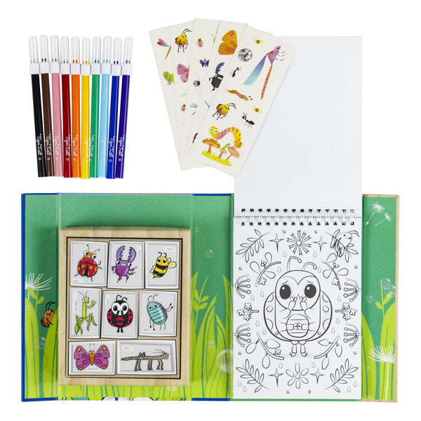 Colouring Set - Backyard Bugs - Tiger Tribe