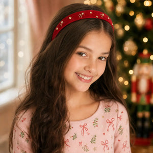 Nutcracker Red Velvet Headband - Lauren Hinkley