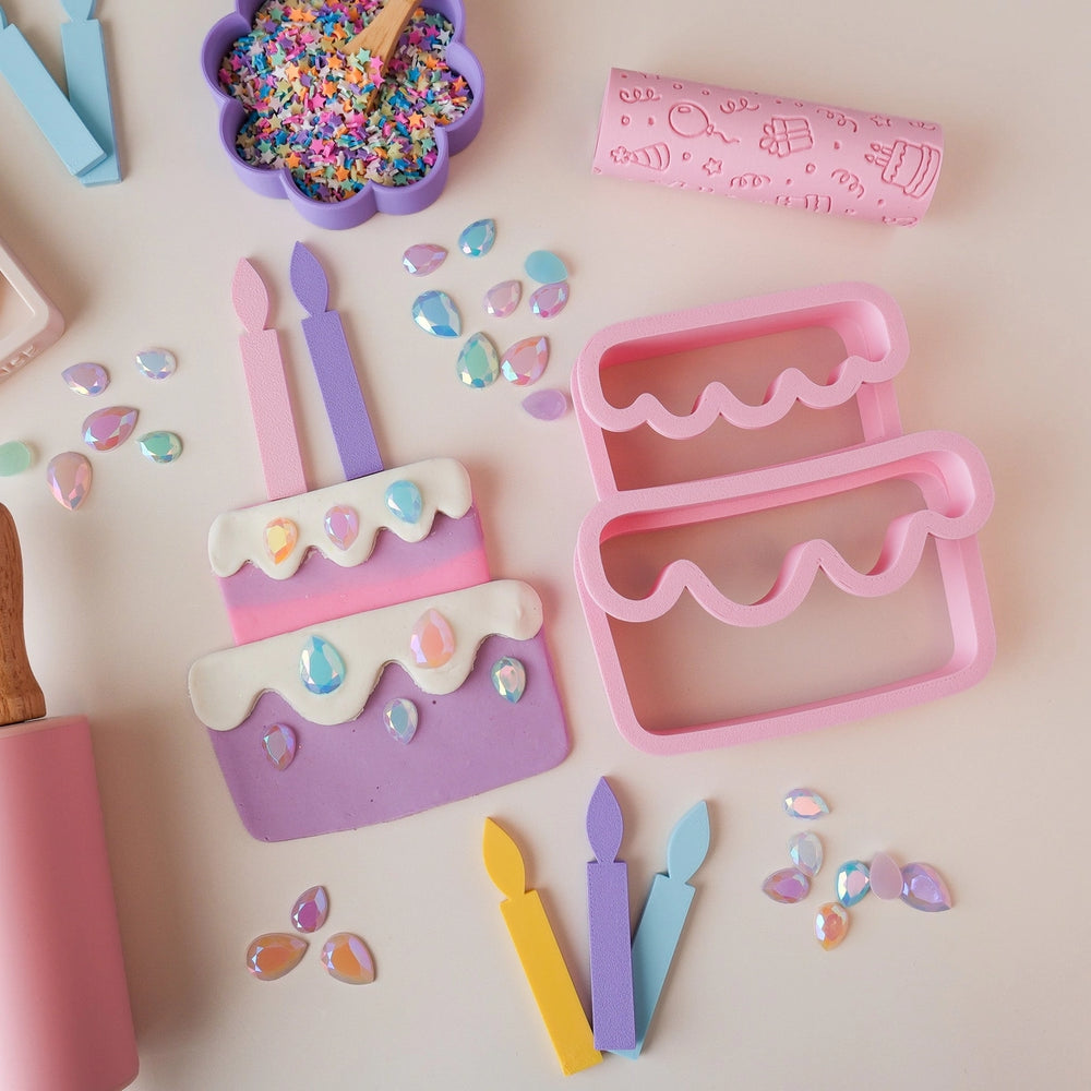 Build-A-Birthday Cake Cutter Set - Play Sense