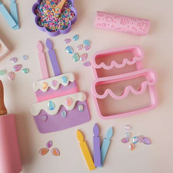 Build-A-Birthday Cake Cutter Set - Play Sense
