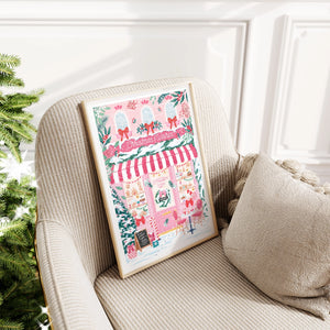 Christmas Gingerbread Bakery A4 Print - Simply Katy
