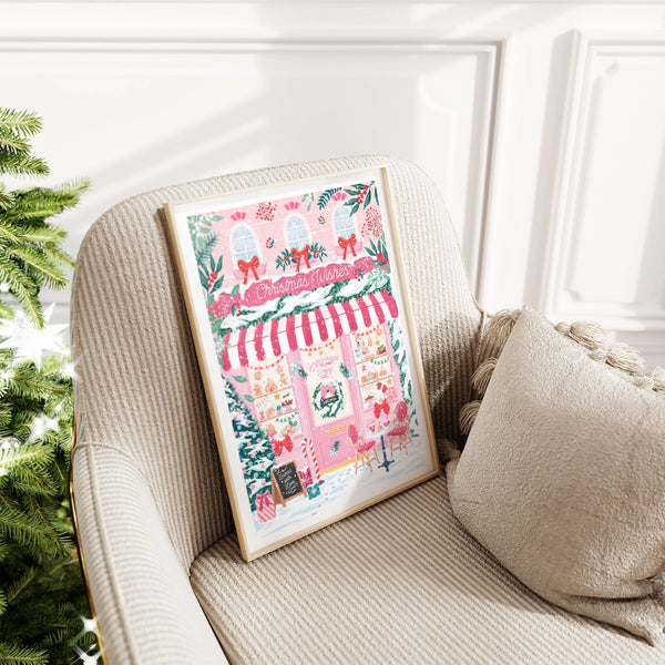 Christmas Gingerbread Bakery A4 Print - Simply Katy